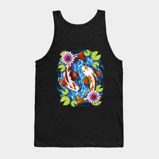 Japanese Koi Fish Tank Top